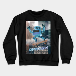 Skater Robot Crewneck Sweatshirt